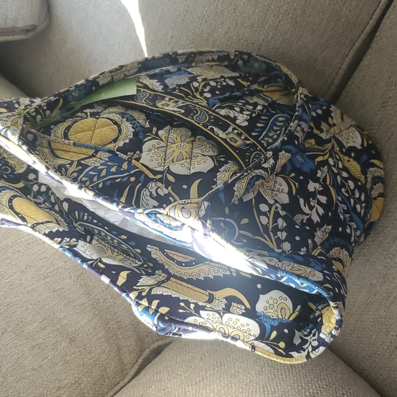 Vera Bradley Elephant Ellie Blue Tote bag Retired spring 2012 NWT - Picture 5 of 10